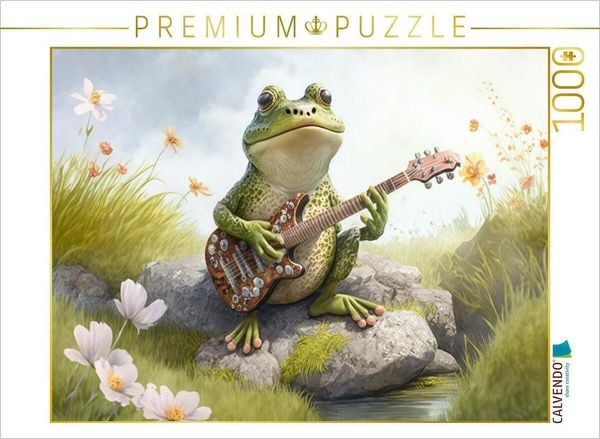 CALVENDO Puzzle Country Frosch | 1000 Teile Lege-Größe 64x48cm Foto-Puzzle für glückliche Stunden