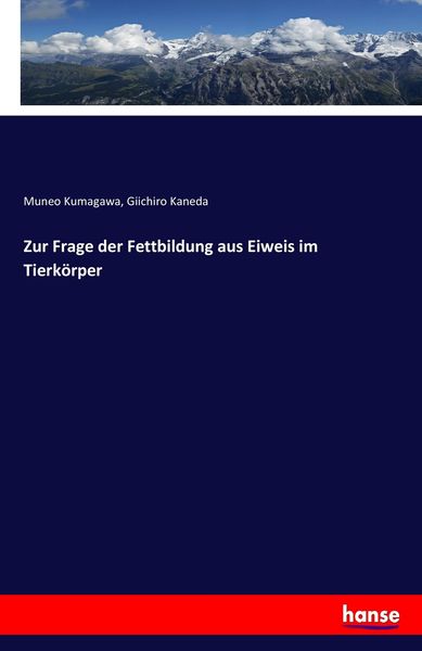 Zur Frage der Fettbildung aus Eiweis im Tierkörper
