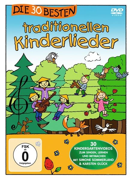 Die 30 besten traditionellen Kinderlieder (DVD)
