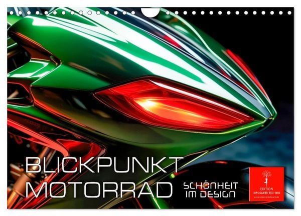 Blickpunkt Motorrad Schönheit im Design (Wandkalender 2026 DIN A4 quer), CALVENDO Monatskalender
