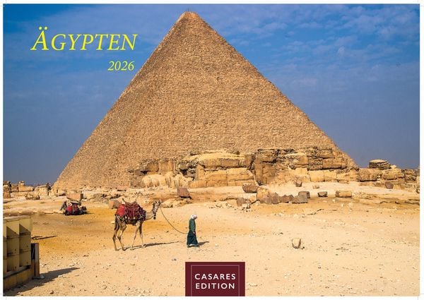Ägypten Kalender 2026 – Wandkalender | Fotokalender Afrika 24x35 cm - mit atemberaubenden Fotos der Pyramiden, Sphinx, Luxor & mehr