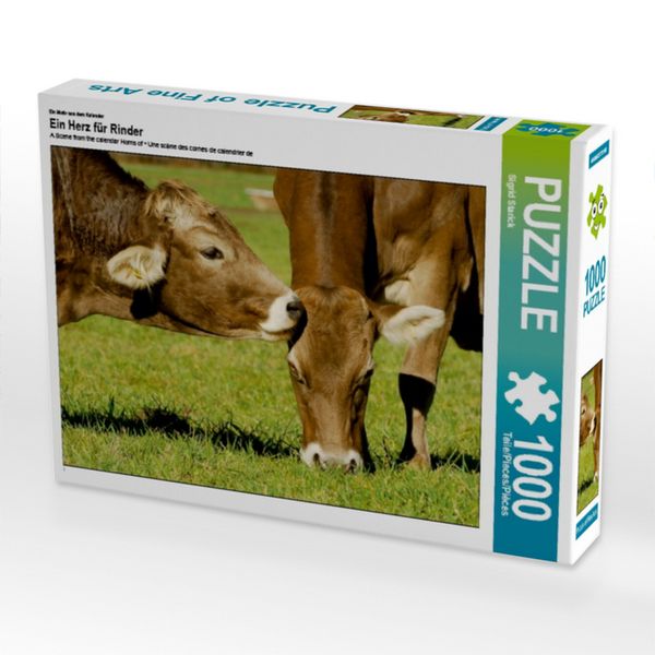Ein Motiv aus dem Kalender Ein Herz für Rinder (Puzzle)