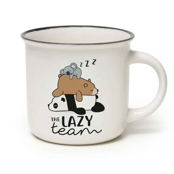 Legami New Bone China Porzellan Tasse - Lazy Team