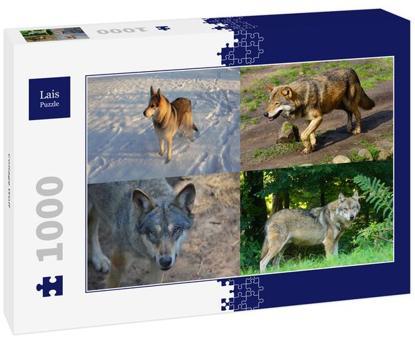 Lais Puzzle Collage Wolf 1000 Teile