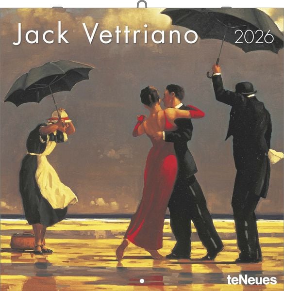 Jack Vettriano 2026 Wand-/Brosch.-/Kunstkal. 30x30/30x60