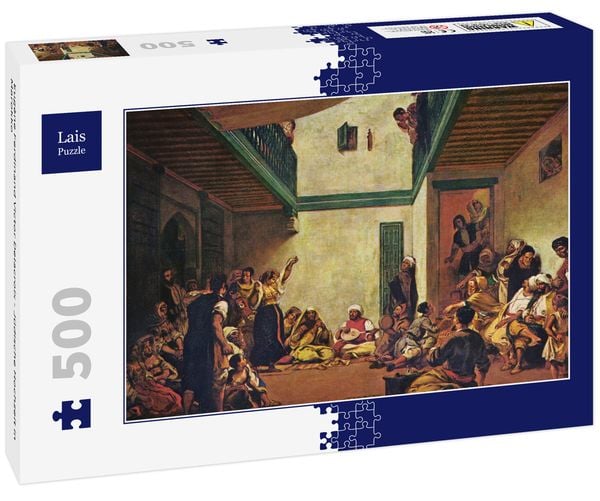 Lais Puzzle Eugène Ferdinand Victor Delacroix - Jüdische Hochzeit in Marokko 500 Teile