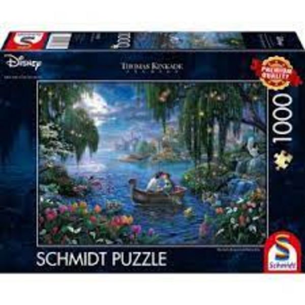 Disney, The Little Mermaid and Prince Eric (AT), Thomas Kinkade Puzzle 1.000 Teile - DISNEY