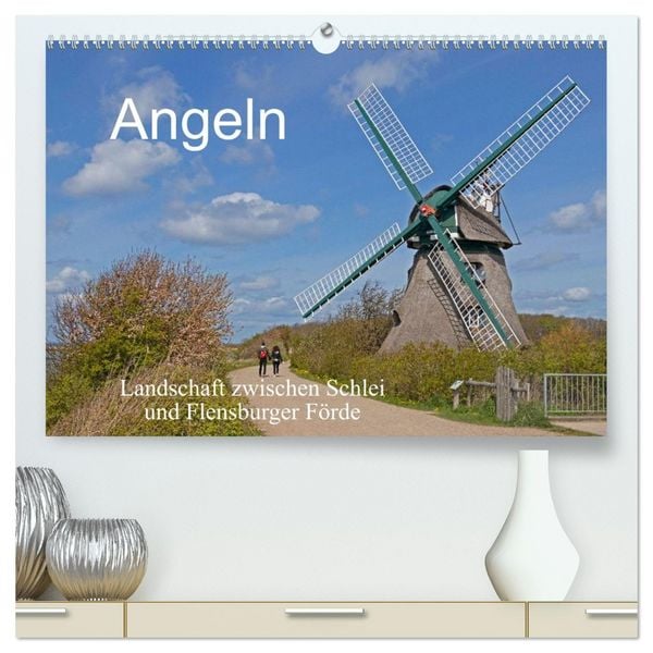 Angeln - Landschaft zwischen Schlei und Flensburger Förde (hochwertiger Premium Wandkalender 2026 DIN A2 quer), Kunstdruck in Hochglanz