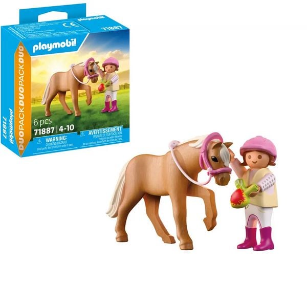 PLAYMOBIL 71887 DuoPack Mädchen mit Pony