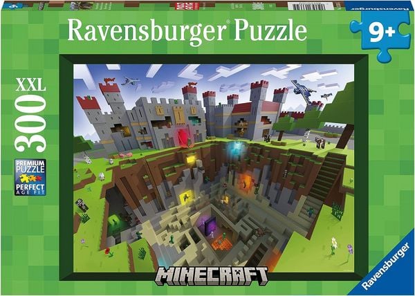 Kinderpuzzle 300 XXL Teile - Minecraft Cutaway