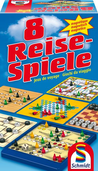 8 Reise-Spiele, magnetisch