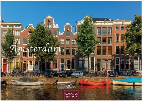 Amsterdam Kalender 2026 – Wandkalender | Fotokalender |Niederlande |Mitteleuropa 24x35cm - Atemberaubende Fotos von Amsterdams bekanntesten Sehenswürd