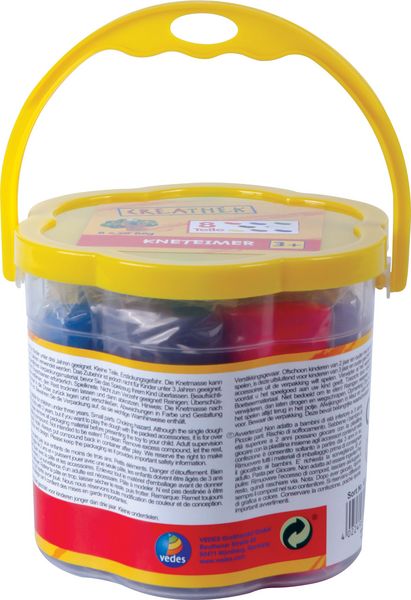 Creathek Kneteimer mit Knete und Messer