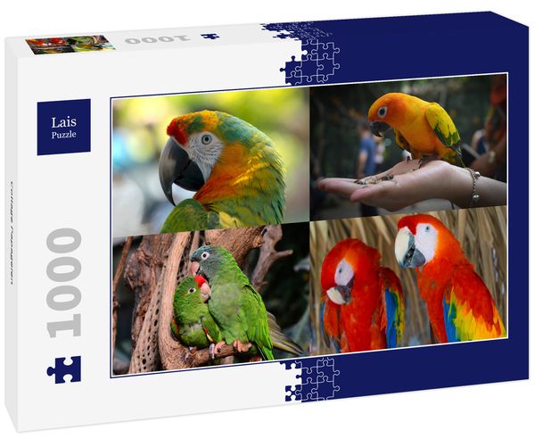 Lais Puzzle Collage Papageien 1000 Teile