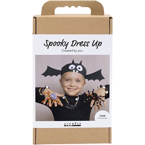 Creativ Company Kreativ Set Gruselige Accessoires, Kostüme und Schmuck, Halloween Farben