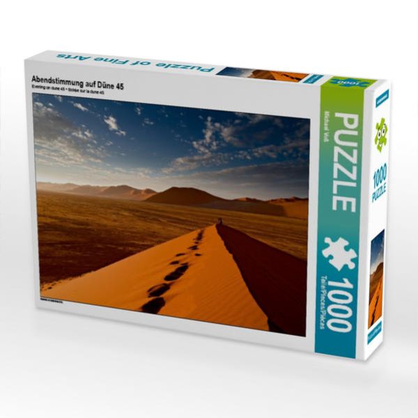 CALVENDO Puzzle Abendstimmung auf Düne 45 1000 Teile Lege-Größe 64 x 48 cm Foto-Puzzle Bild von Michael Voß