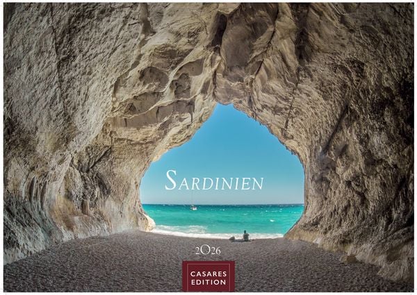 Sardinien Kalender 2026 – Wandkalender | Fotokalender Italien 35x50cm - mit 12 traumhaften Fotos von Stränden , Buchten & Natur der Mittelmeerinsel.