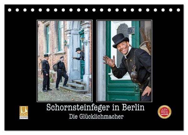 Schornsteinfeger in Berlin - Die Glücklichmacher (Tischkalender 2026 DIN A5 quer), CALVENDO Monatskalender