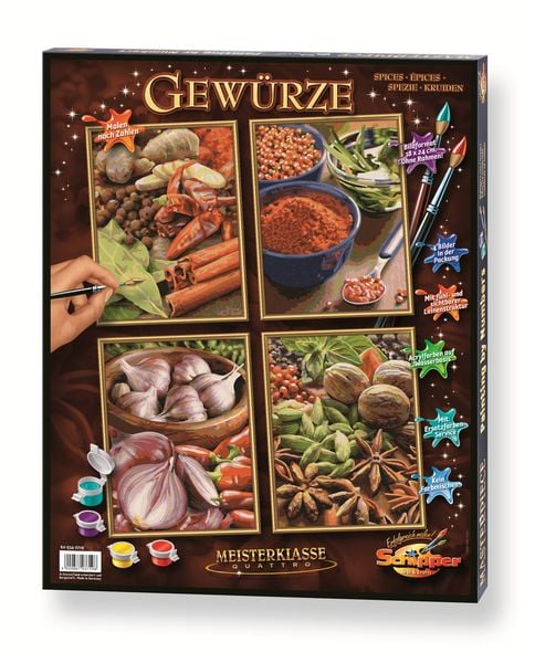 Malen nach Zahlen - Gewürze (Quattro)