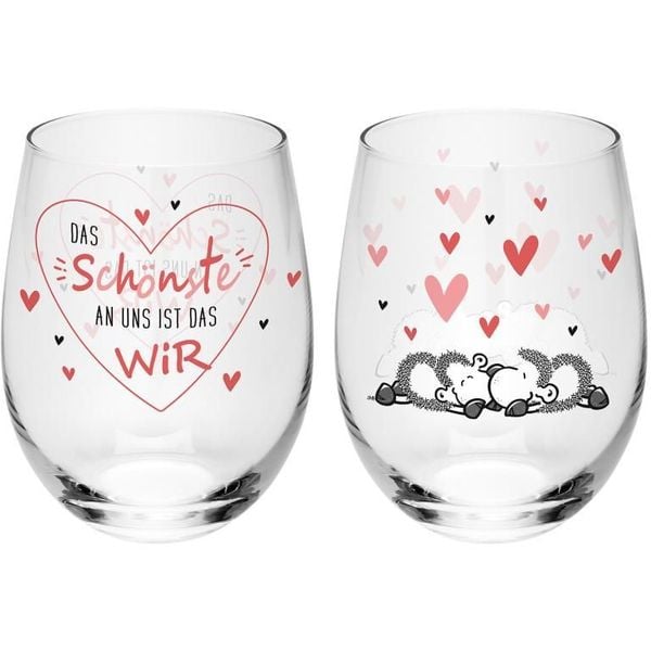 'Trinkglas-Set Motiv ''Das Schönste an uns'''