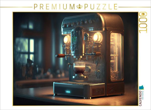 CALVENDO Puzzle Klassische Kaffeemaschine | 1000 Teile Lege-Größe 64x48cm Foto-Puzzle für glückliche Stunden