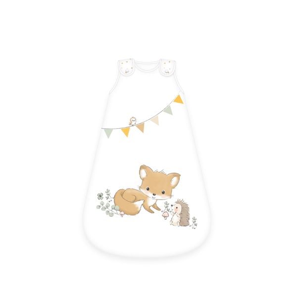 babybest® 3385233235 - Waldfreunde Baby-Schlafsack, 70x45 cm, Bezug: 100% Baumwolle Füllung: 100%Polyester