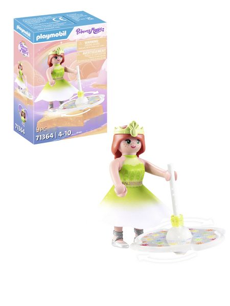 PLAYMOBIL 71364 Himmlischer Regenbogenkreisel mit Prinzessin