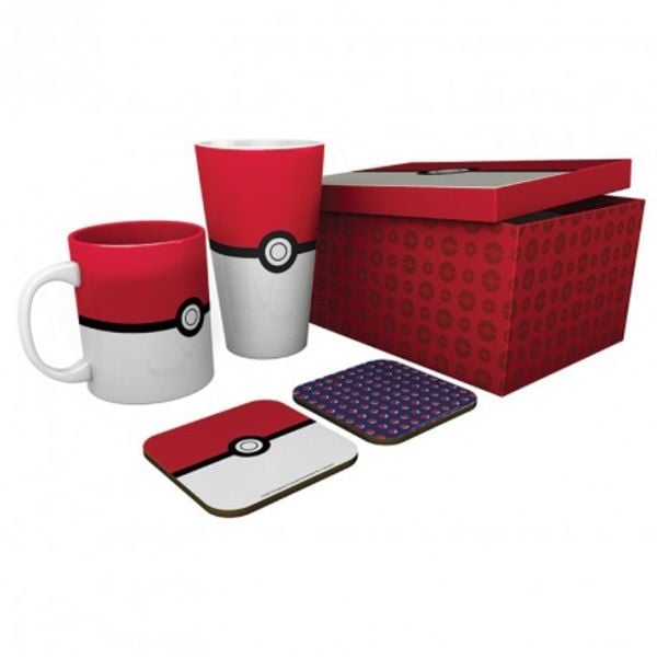 'Pokemon Glas-Tassen-Set ''Pokéball'''