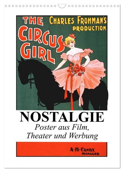 NOSTALGIE Poster aus Film, Theater und Werbung (Wandkalender 2026 DIN A3 hoch), CALVENDO Monatskalender