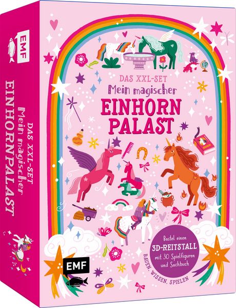 Das XXL-Set – Bauen, Wissen, Spielen: Mein magischer Einhornpalast
