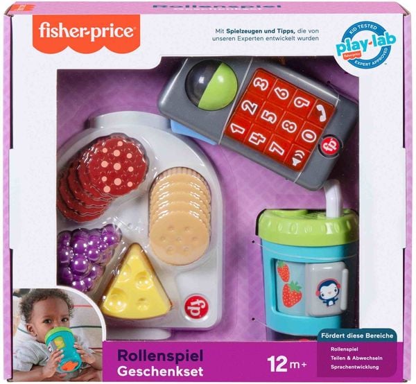 Fisher-Price Rollenspiel Motorik-Spielzeug, Geschenkset ab 12 M.