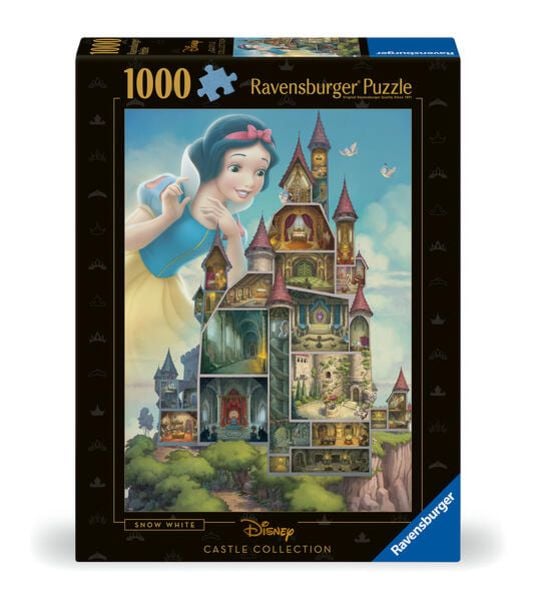 Erwachsenenpuzzle 1000 Teile - Disney Prinzessinnen - Disney Castles: Schneewittchen