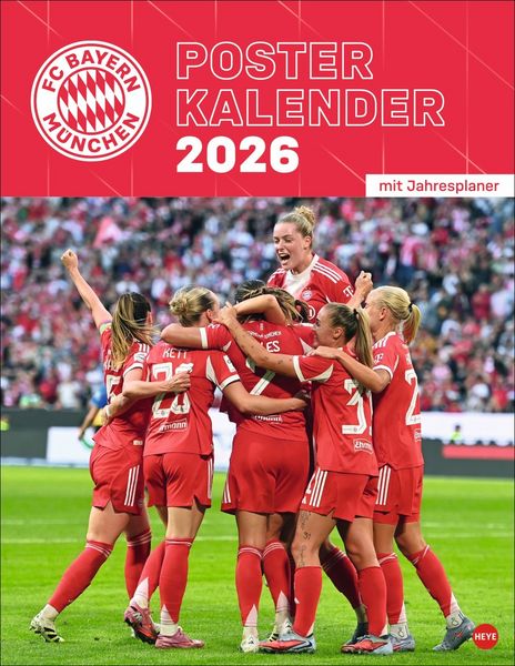 FC Bayern München Frauen Posterkalender 2026