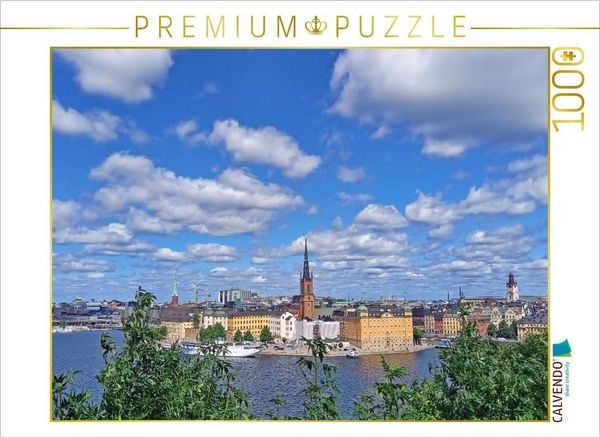CALVENDO Puzzle Stockholm | 1000 Teile Lege-Größe 64x48cm Foto-Puzzle für glückliche Stunden