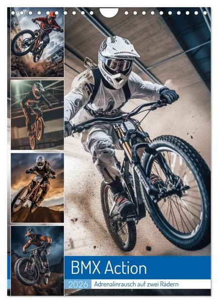 BMX Action (Wandkalender 2026 DIN A4 hoch), CALVENDO Monatskalender