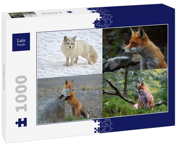 Lais Puzzle Collage Fuchs 1000 Teile