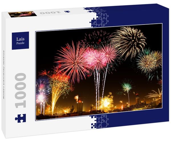 Lais Puzzle Silvester Feuerwerk Leipzig 1000 Teile