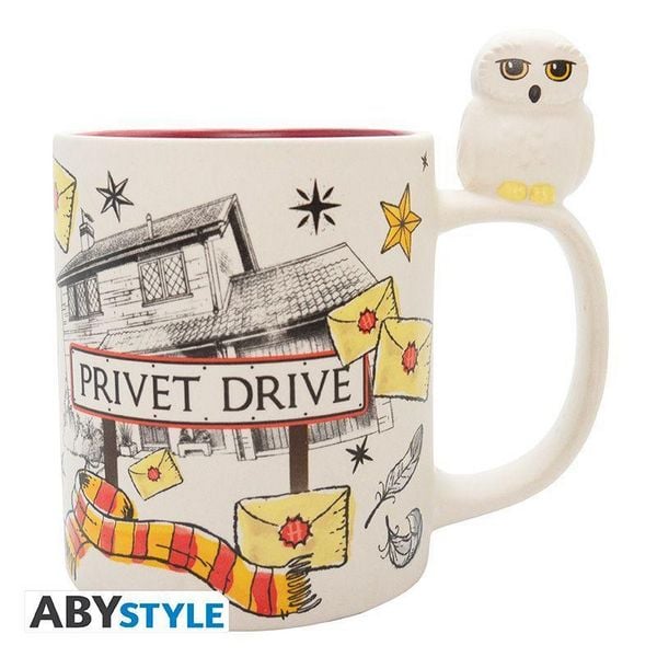 Harry Potter Hedwig Ligusterweg 3D Tasse