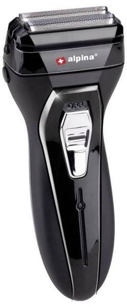ALPINA Rasierer, Doppelschneidekopf, Schwarz