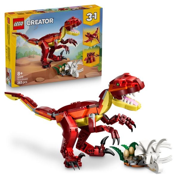 LEGO Creator 3-in-1-Set 31379 Wilder Dinosaurier, Geschenke für Kinder