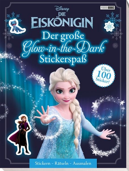 Disney Die Eiskönigin: Der große Glow-in-the-Dark-Stickerspaß: Stickern - Rätseln - Ausmalen
