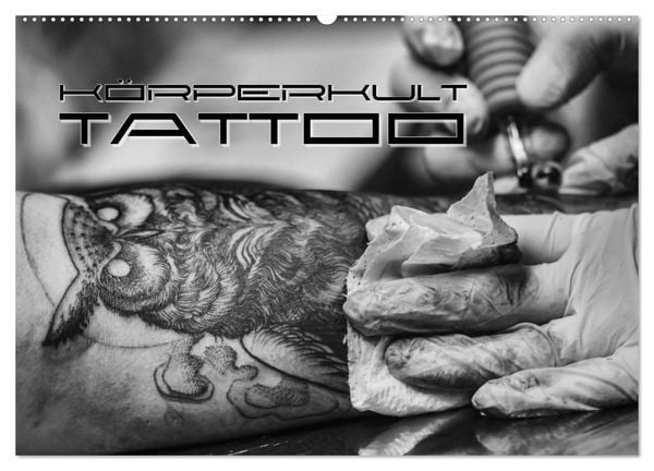 Körperkult Tattoo (Wandkalender 2026 DIN A2 quer), CALVENDO Monatskalender