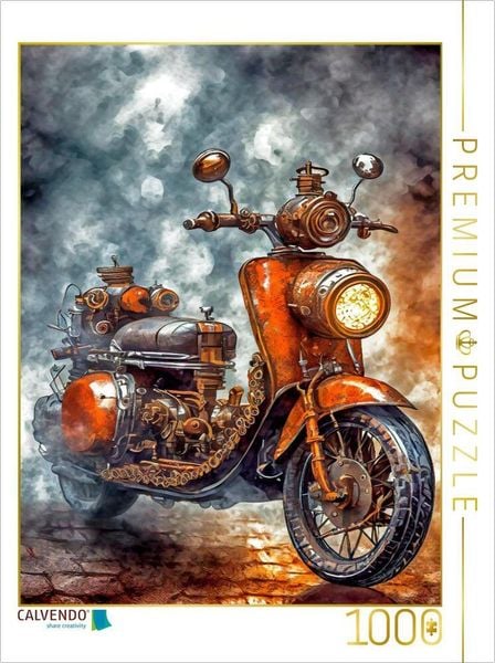 CALVENDO Puzzle Motorroller | 1000 Teile Lege-Größe 64x48cm Foto-Puzzle für glückliche Stunden