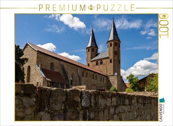 CALVENDO Puzzle Ehemalige Harzer Benedikterkirche St. Vitus | 1000 Teile Lege-Größe 64x48cm Foto-Puzzle für glückliche Stunden