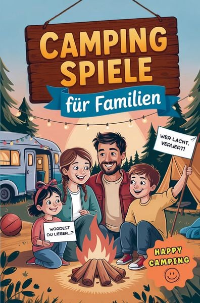 Camping Spiele für Familien - 65 Spiele für drinnen & draußen