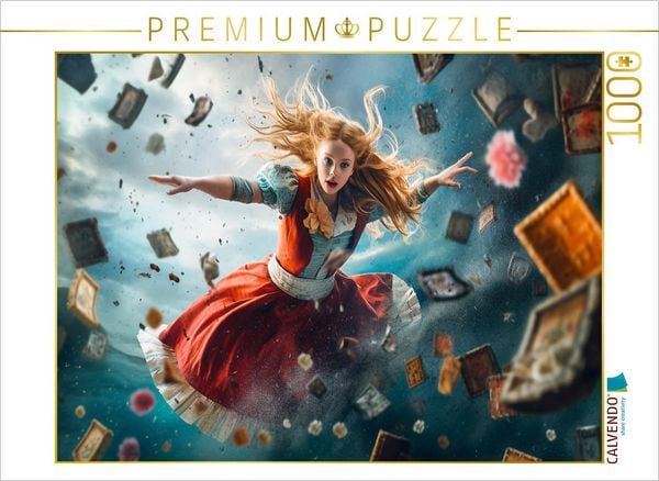 CALVENDO Puzzle Alice im Wunderland | 1000 Teile Lege-Größe 64x48cm Foto-Puzzle für glückliche Stunden