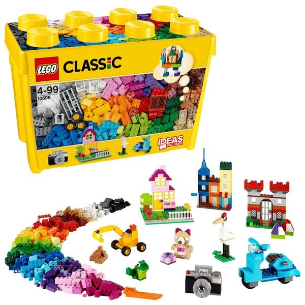 LEGO Classic 10698 Große Bausteine-Box, Spielzeug für Kinder ab 4 Jahren