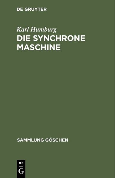 Die synchrone Maschine