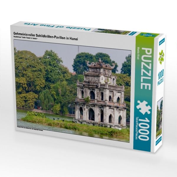 Gehmeinisvoller Schildkröten-Pavillon in Hanoi (Puzzle)