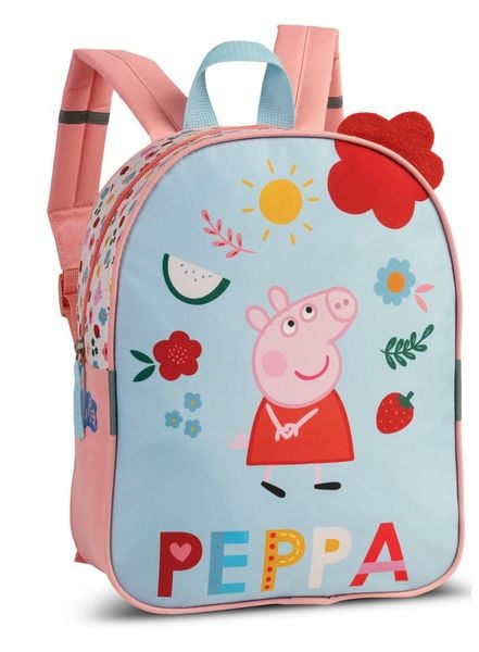 SIEBER Glühwürmchen - Kinderrucksack Peppa Pig, hellblau